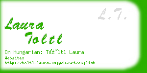 laura toltl business card